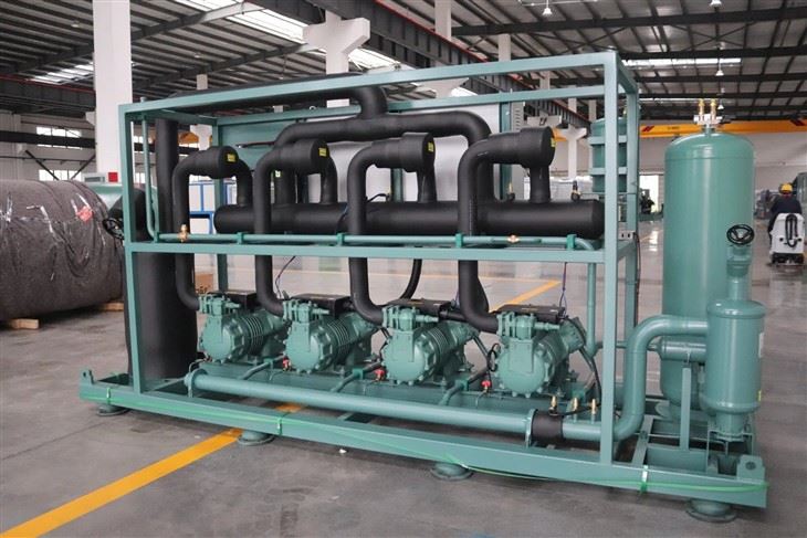 Condensing Unit With BITZER Low Temp. Compressor Racks